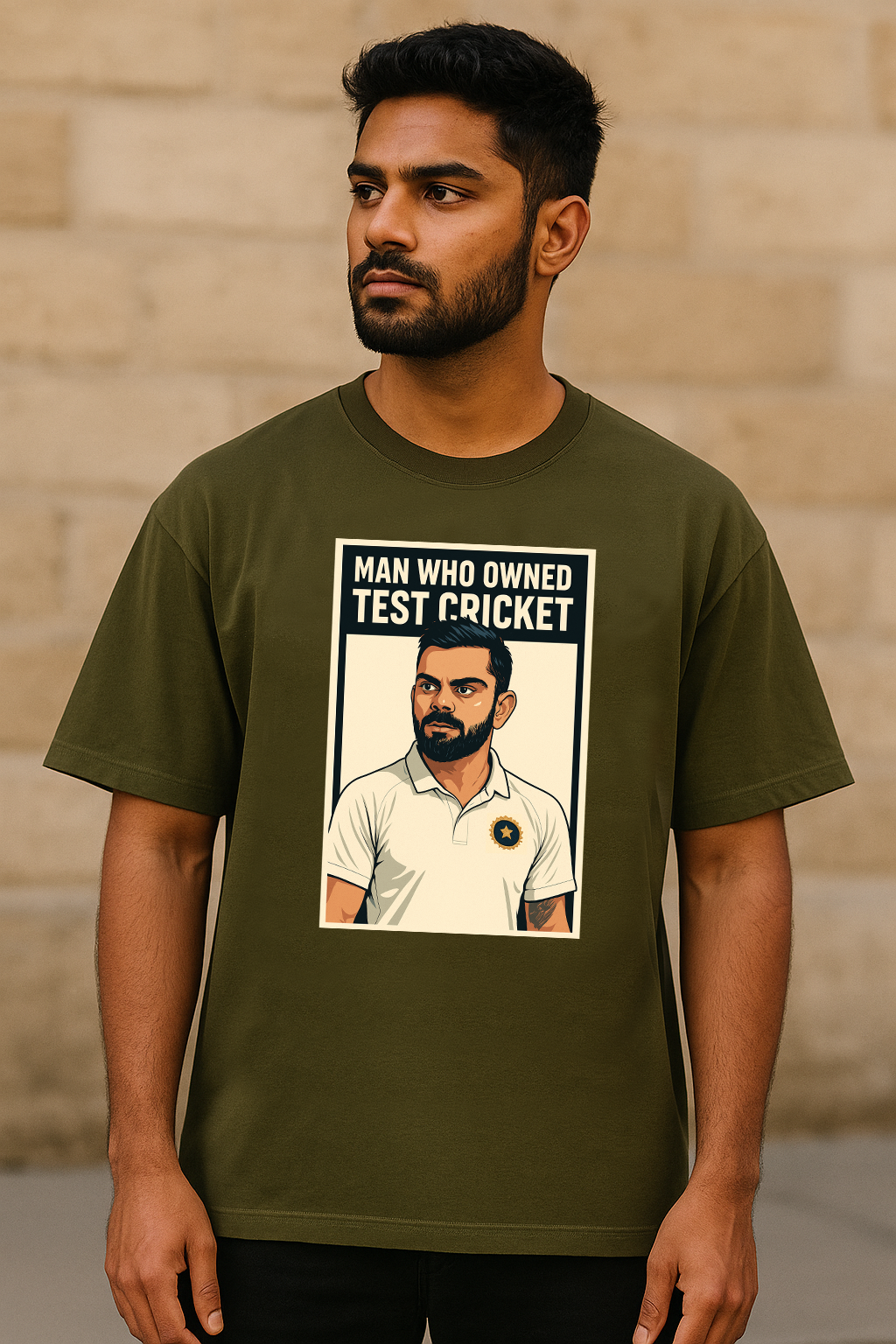 Man Who Owned Test Cricket Oversized T-Shirt – Unisex | Legends Series