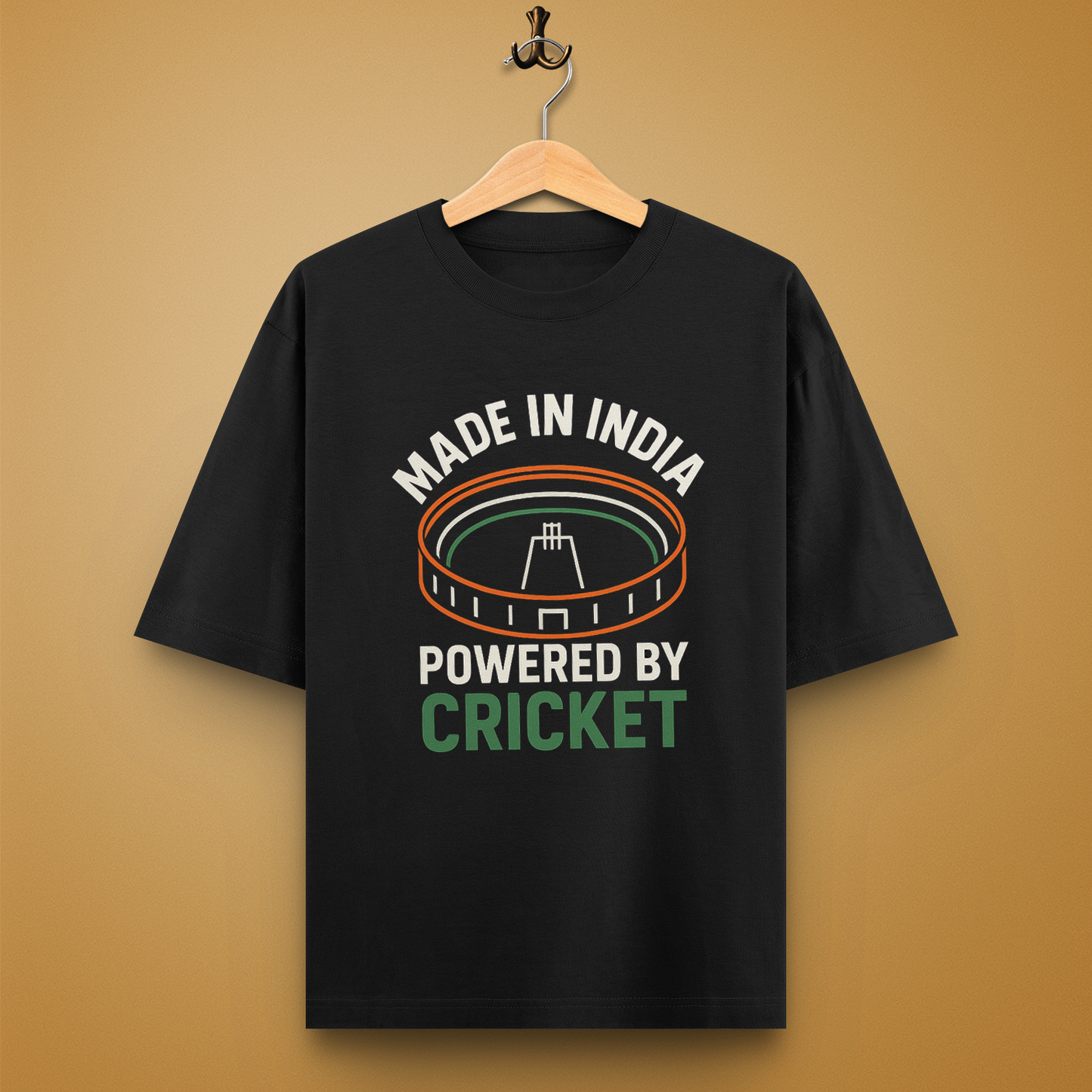 Powered by Cricket Oversized T-Shirt – Unisex | Street Cricket Series