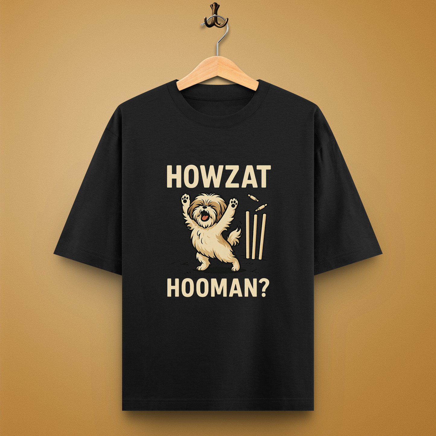 Howzat Hooman? Oversized T-Shirt – Unisex