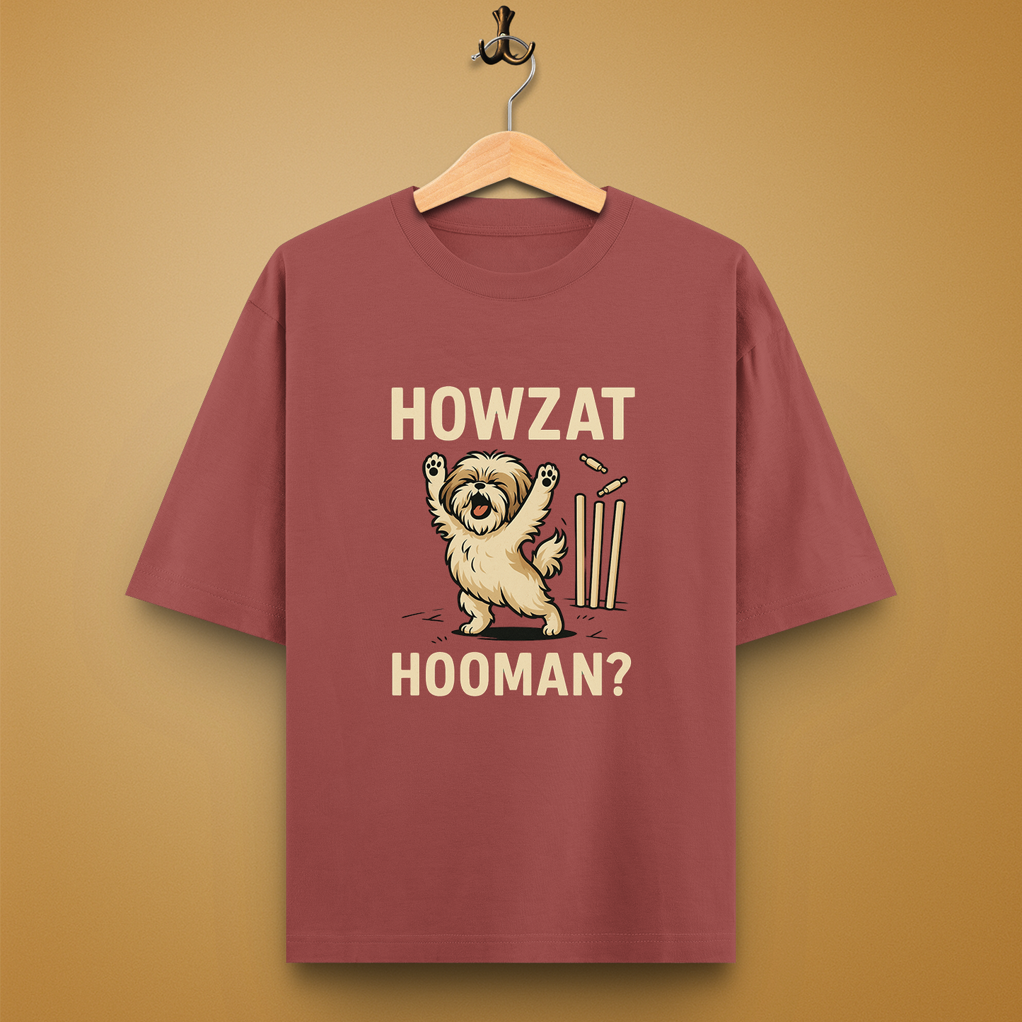Howzat Hooman? Oversized T-Shirt – Unisex
