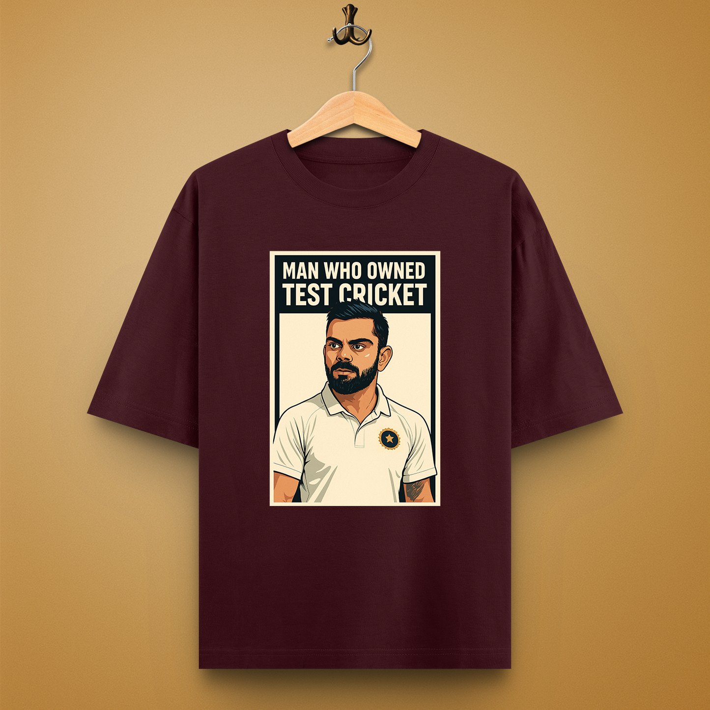 Man Who Owned Test Cricket Oversized T-Shirt – Unisex | Legends Series