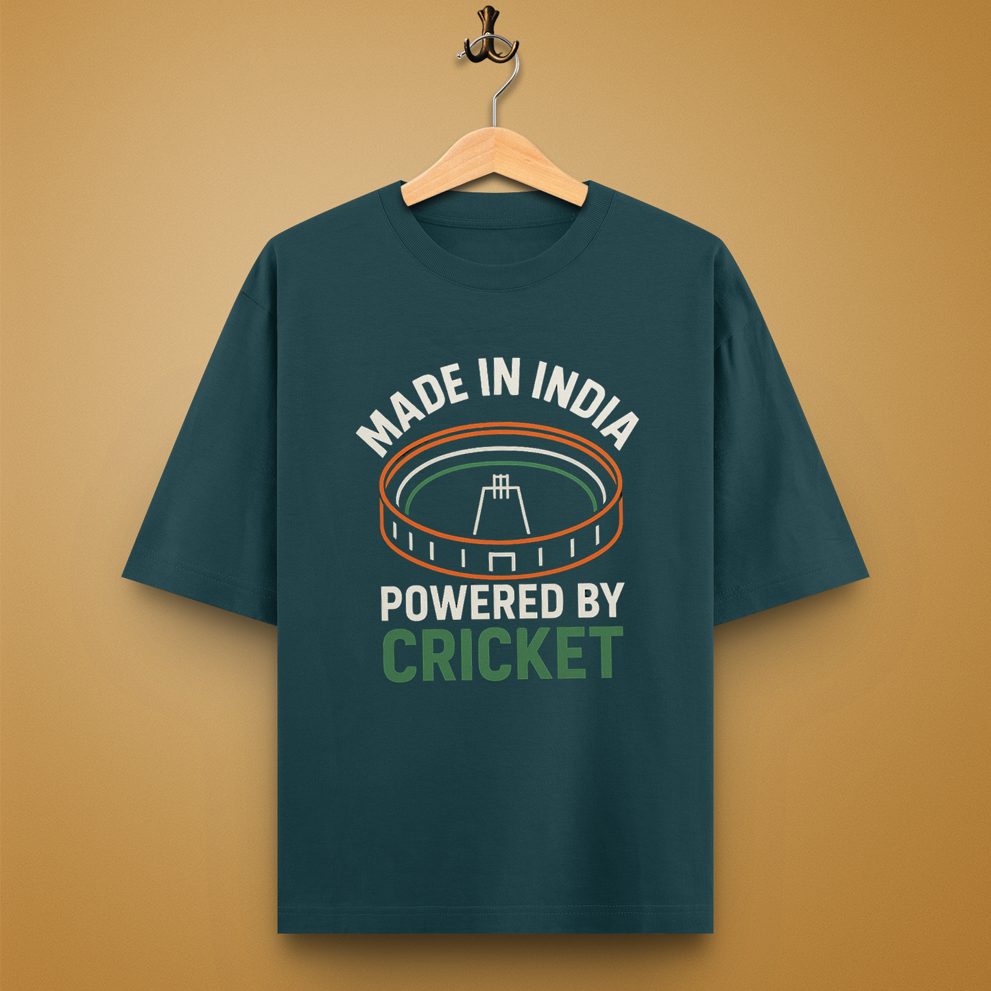 Powered by Cricket Oversized T-Shirt – Unisex | Street Cricket Series