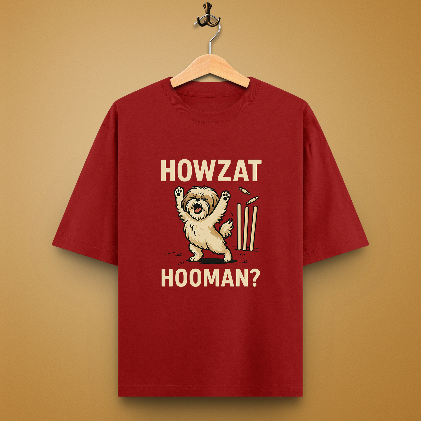 Howzat Hooman? Oversized T-Shirt – Unisex