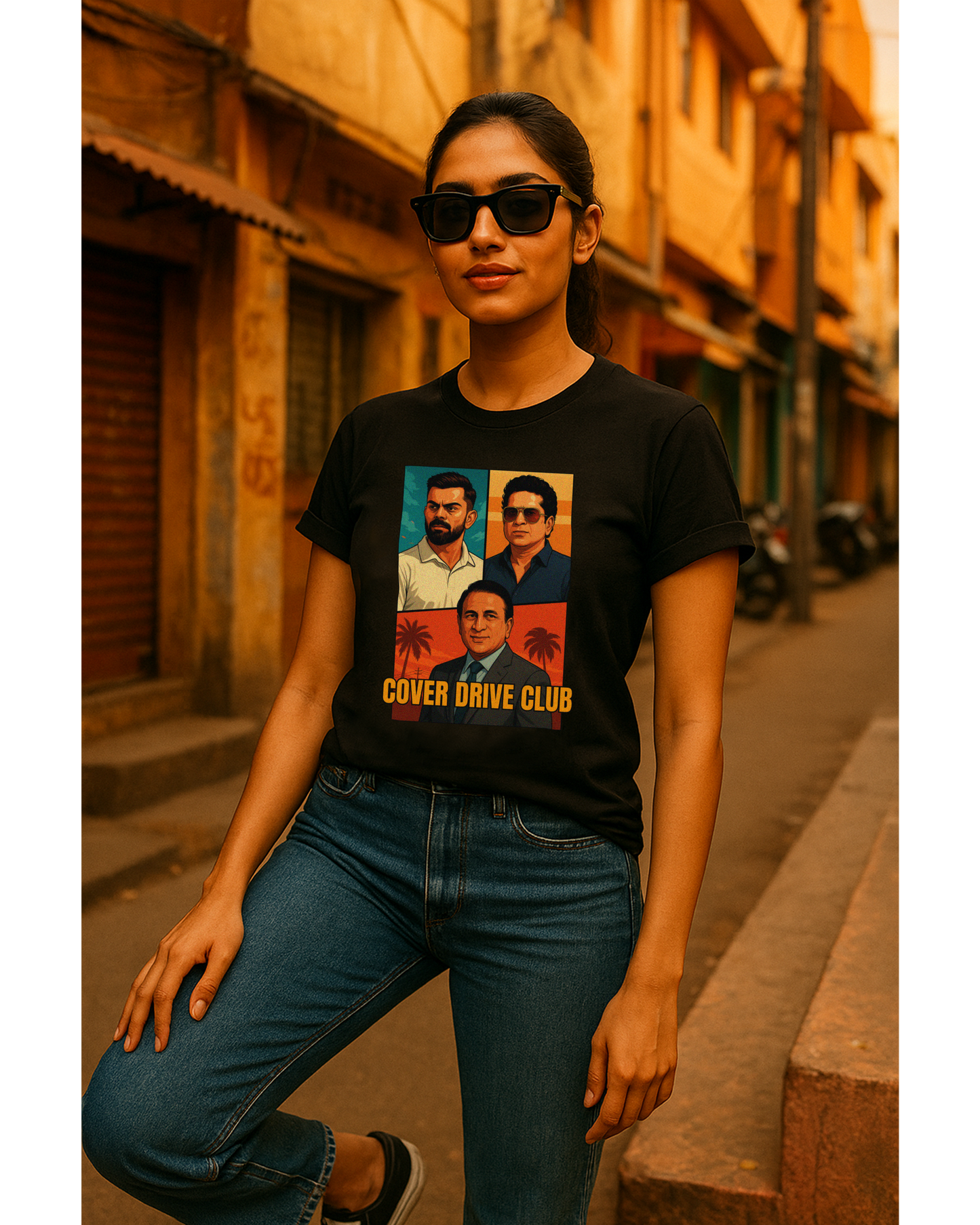 Maestros of Cricket Crew T-Shirt – Unisex | Legends Series