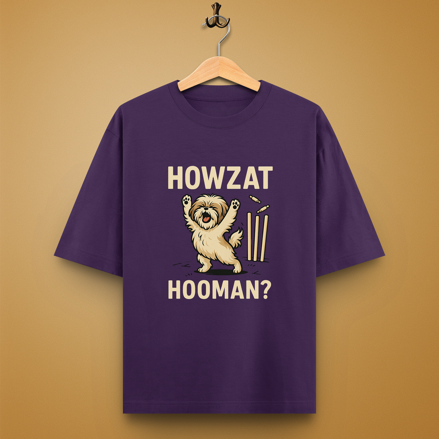 Howzat Hooman? Oversized T-Shirt – Unisex