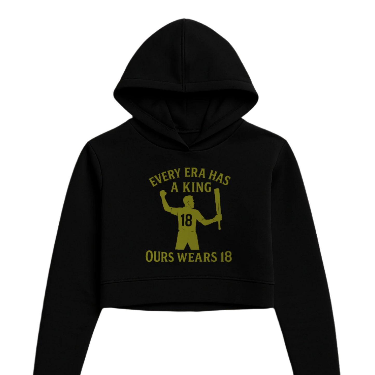 King Kohli Cropped Hoodie – Women's Fit | Legends Series