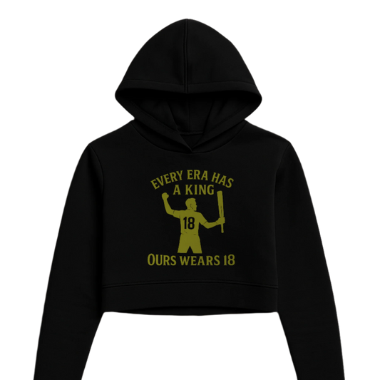King Kohli Cropped Hoodie – Women's Fit | Legends Series